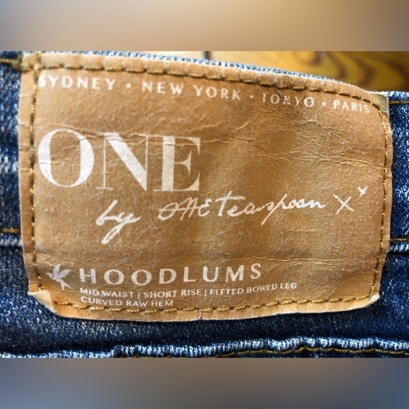ONE X ONETEASPOON  Size 29   2% Spandex Hoodlums bowed leg - Picture 4 of 10